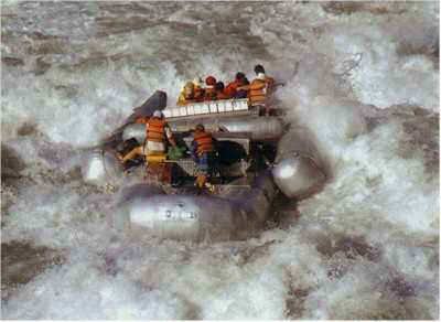 Now this is white water rafting.